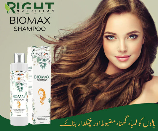 BioMax Shampoo & NutriMax Oil: Best Hair Strengthening, Growth & Restoration Solution in Pakistan