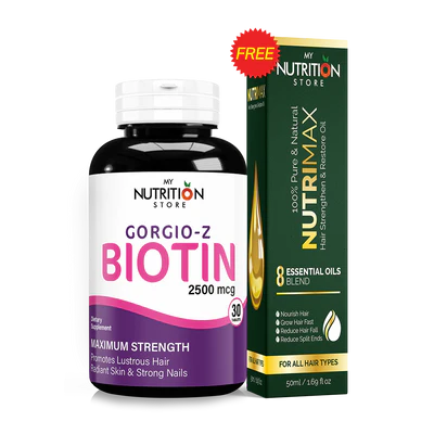 BUY GORGIO-Z-BIOTIN & GET NUTRIMAX OIL FREE